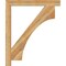 Ekena Millwork Westlake Block Rough Sawn Bracket, Western Red Cedar, 4"W x 40"D x 48"H BKT04X40X48WTL05RWR - alternate 2